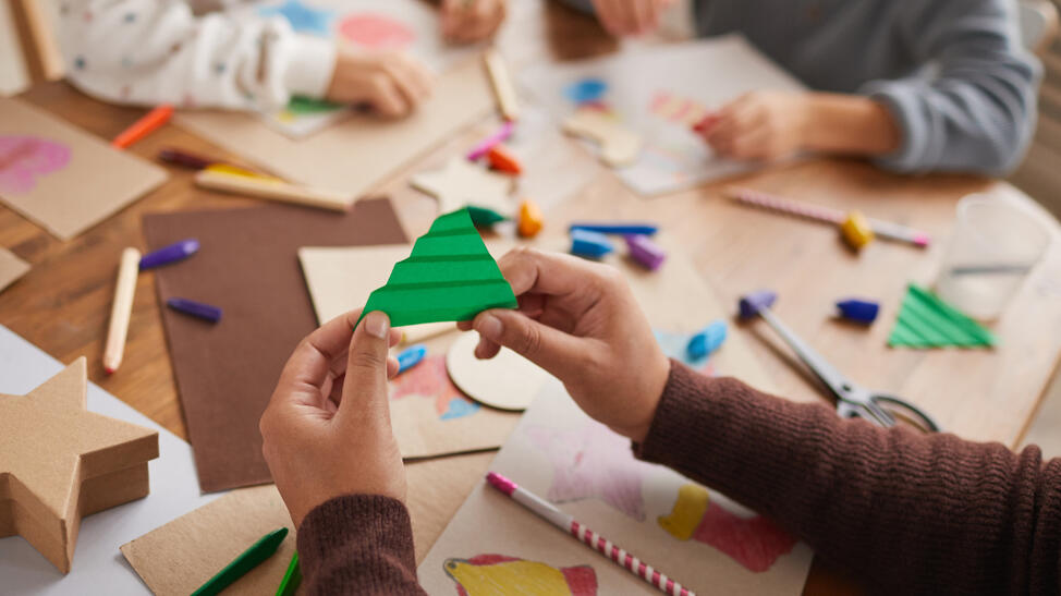 Markers and art supplies